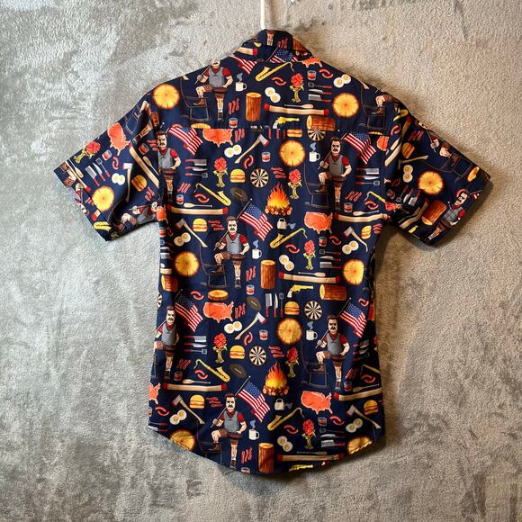 RSVLTS Breakfast Balls Men's Ron Swanson's Shirt of Greatness‎ XS Parks and Rec - Picture 2 of 6